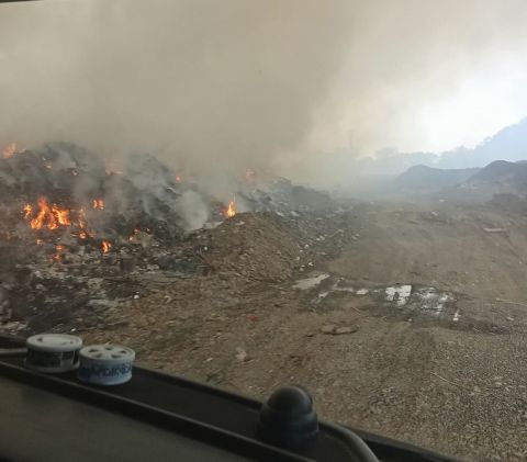 Возгорание на мусорном полигоне ликвидируют в Приморье (ОБНОВЛЕНО В 15:49)