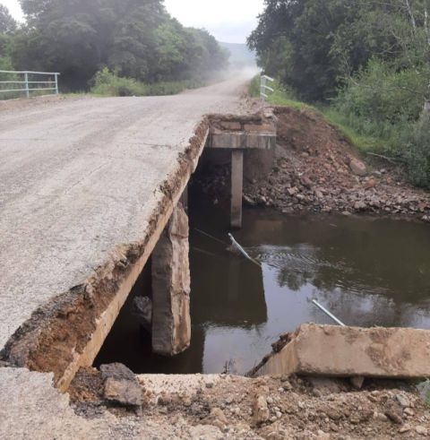 Обрушился очередной мост на севере Приморья