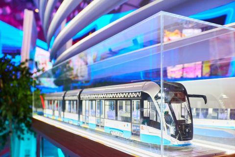 В России запущен первый беспилотный трамвай с пассажирами