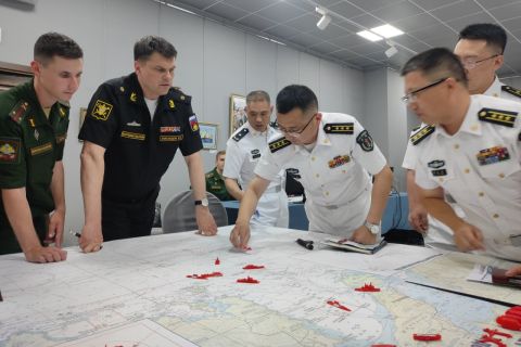 Российско-китайские учения начались рядом с Японией