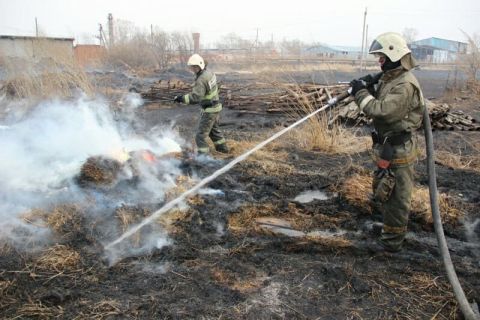 Два крупных пожара тушат в Приморье