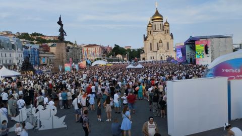 Владивосток отметил 165-летие масштабным праздником