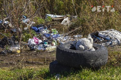 Пригород Владивостока снова обрастает мусором