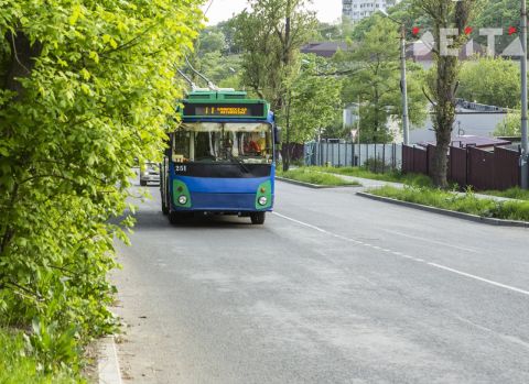 Движение троллейбусов приостановят во Владивостоке с завтрашнего дня