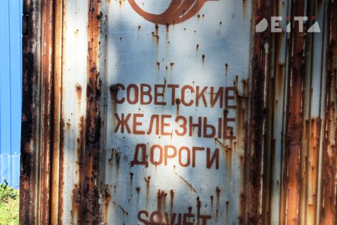 Под Владивостоком китайский грузовик "выиграл" у российского локомотива