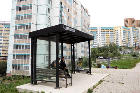 Ремонт остановок во Владивостоке вышел на финишную прямую