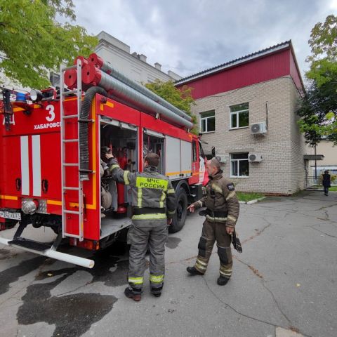 Хабаровские электрические сети провели тренировку по эвакуации персонала при пожаре