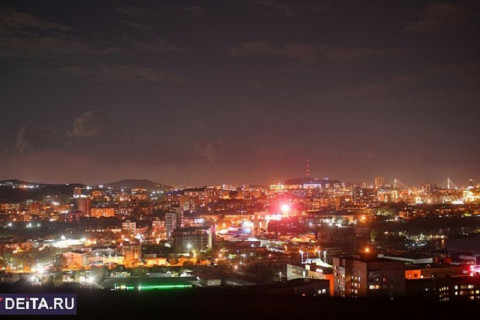 Серьезный пожар оставил часть города без электричества