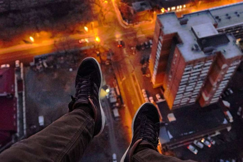 Вид с первого небоскреба на Дальнем Востоке запечатлен на камеру