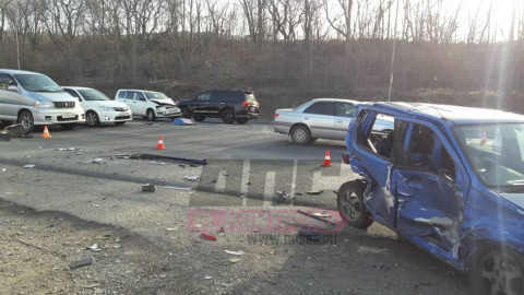 Стали известны подробности массового ДТП на Выселковой