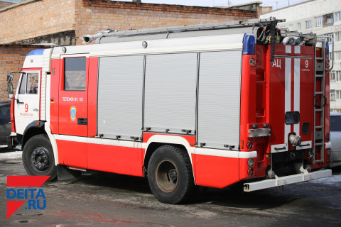 Жилой дом вспыхнул в одном из районов города