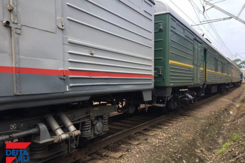 Десятки вагонов сошли с рельсов на Дальнем Востоке