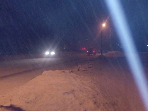 Черный снег выпал в двух городах