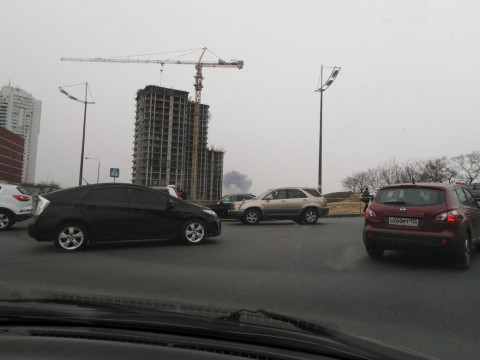 Дым над Улиссом: пожарные выехали