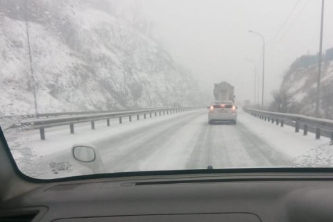 Объездная трасса встала в многокилометровой пробке