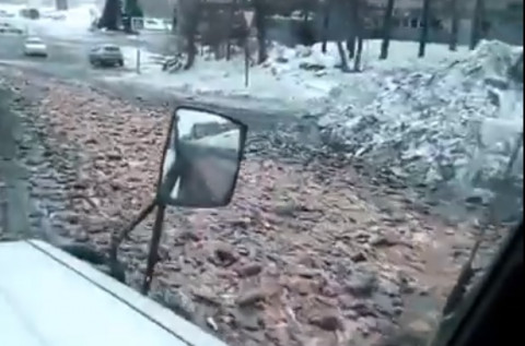 Рыбьи головы высыпали у здания краевой администрации