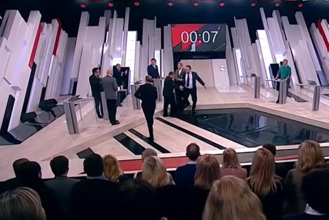 Потасовка в эфире: Соловьев выгнал экспертов